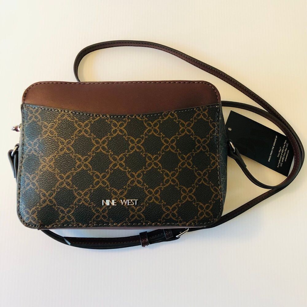 Nine West Brown Merlot Calandra Mini Cross Body Purse